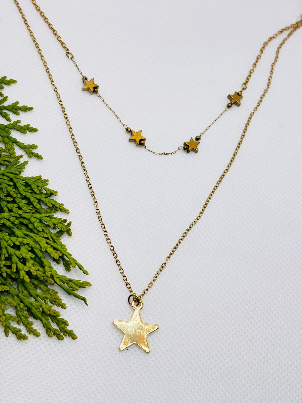 Anti Tarnish Double layer Necklace