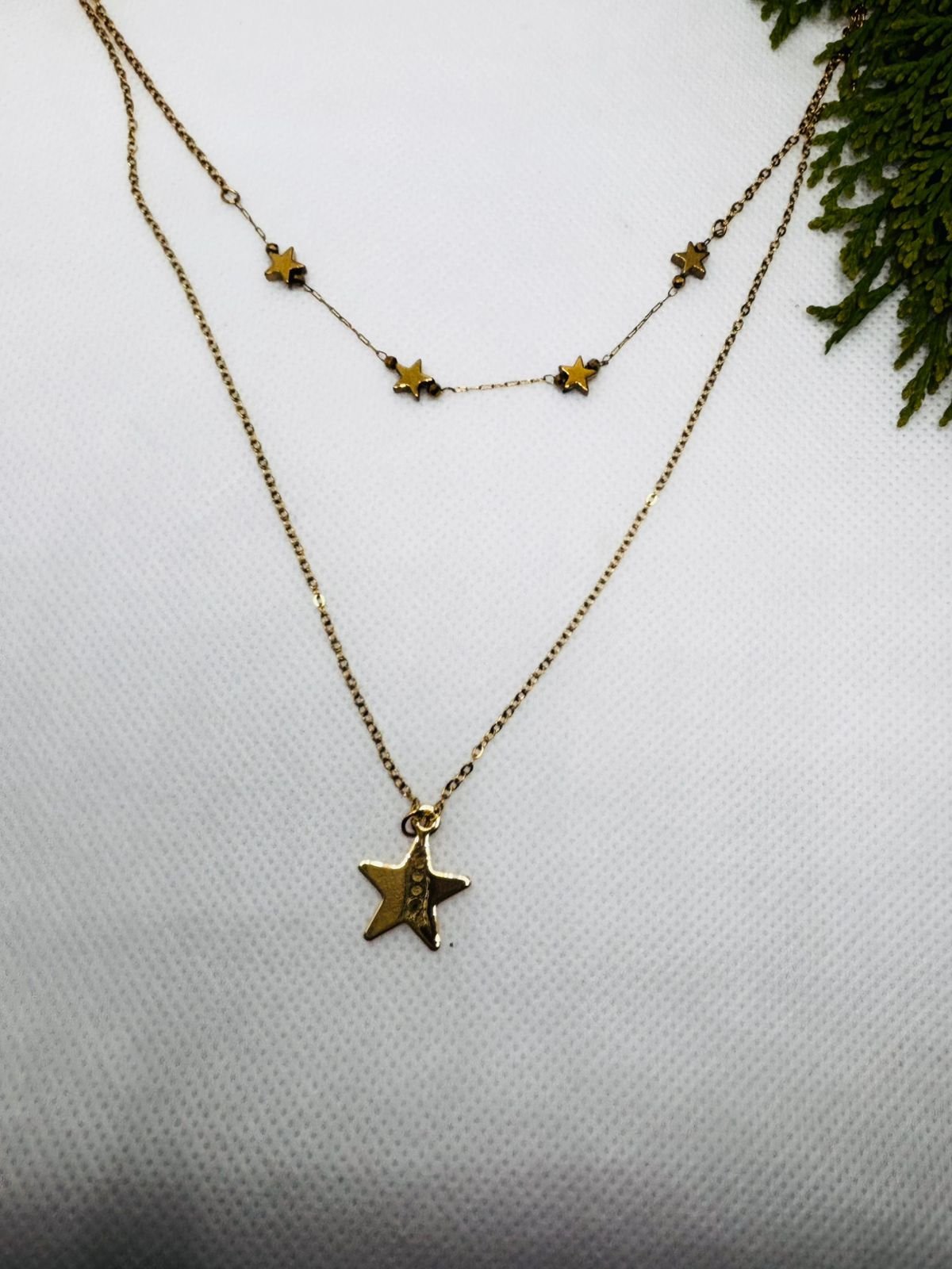 Anti Tarnish Double layer Necklace - Image 2
