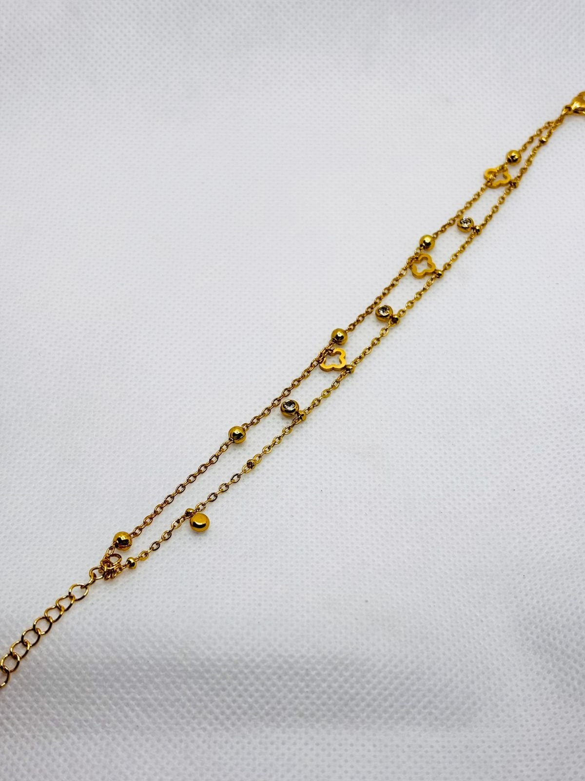 Double Layer Anti Tarnish Chain Bracelates - Image 2