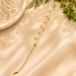 Double Layer Chain Bracelates