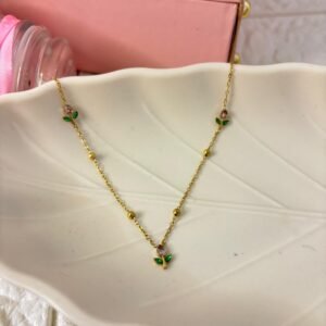 Viral Anti Tarnish Tulip Necklace