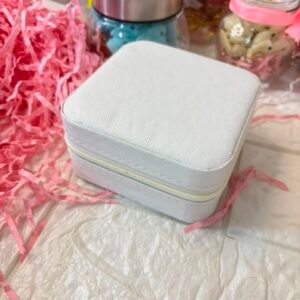 Small Jewellery Organiser Box - white
