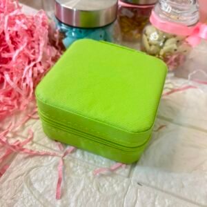 Small Jewellery Organiser Box - Pistachio Green