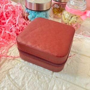 Small Jewellery Organiser Box - Maroon