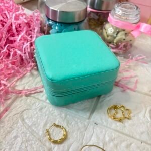 Small Jewellery Organiser Box - Turquoise