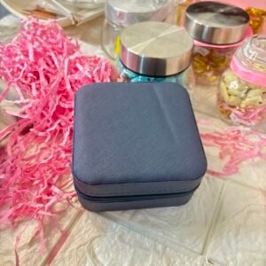 Small Jewellery Organiser Box - Navy Blue