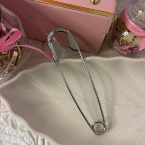 Silver Trendy Safety Pin Hair Clip ✨